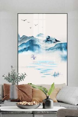 File in ấn File tranh hiện đại pha lê gương KF60285 (bản gốc) cao cấp