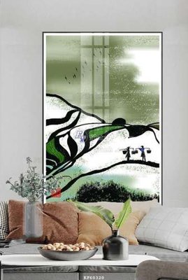 Tải file File tranh hiện đại pha lê gương KF60320 (gốc) chủ đề tôn giáo