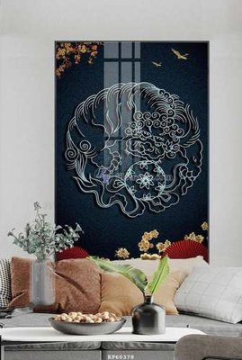 File gốc File tranh hiện đại pha lê gương KF60378 (chuẩn màu) cho in offset