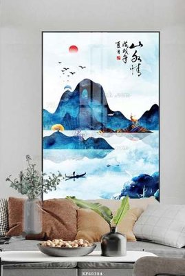 File in trần File tranh hiện đại pha lê gương KF60384 (bản gốc) 5D