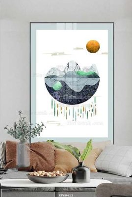 File PSD File tranh hiện đại pha lê gương KF60412 (gốc) cho designer