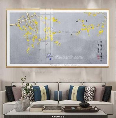 File gốc File tranh hiện đại pha lê gương KF60464 (ảnh chi tiết) để in lụa