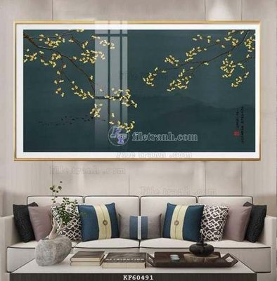 File tranh gốc File tranh hiện đại pha lê gương KF60491 (bản quyền) Filetranh.com