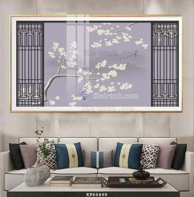 File ảnh File tranh hiện đại pha lê gương KF60498 (gốc) trang trí khách sạn