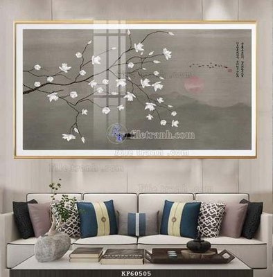 File tranh File tranh hiện đại pha lê gương KF60505 (bản gốc) treo tường