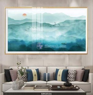 File tranh trang trí File tranh hiện đại pha lê gương KF60564 (tải file gốc)