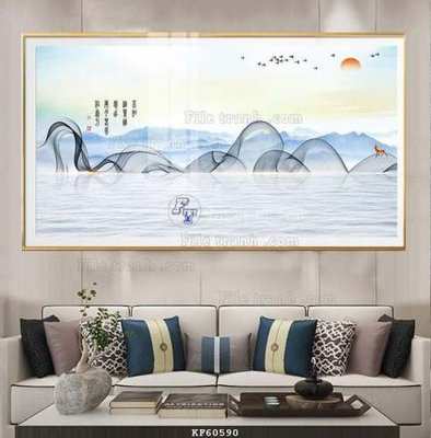 Tải file File tranh hiện đại pha lê gương KF60590 (gốc) làm file in ấn