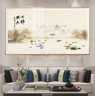 Ảnh gốc File tranh hiện đại pha lê gương KF60599 (độ nét cao) in tráng gương