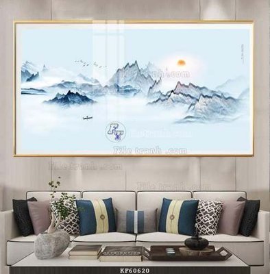 File tranh gốc File tranh hiện đại pha lê gương KF60620 (bản quyền) Filetranh.com