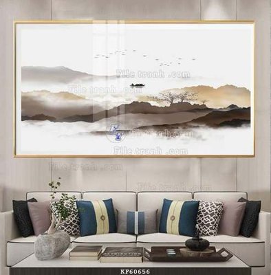 Tải file File tranh hiện đại pha lê gương KF60656 (PSD) cho in ấn quảng cáo