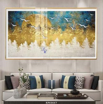File gốc File tranh hiện đại pha lê gương KF60667 (trang trí) phòng ngủ
