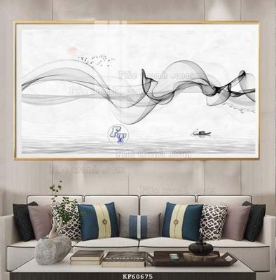 File PSD File tranh hiện đại pha lê gương KF60675 (bản gốc) đã tách nền