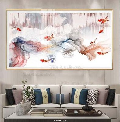 File gốc File tranh hiện đại pha lê gương KF60714 (chuẩn CMYK) cho nhà in