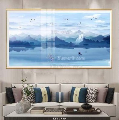 Download file File tranh hiện đại pha lê gương KF60739 (gốc) cho xưởng in