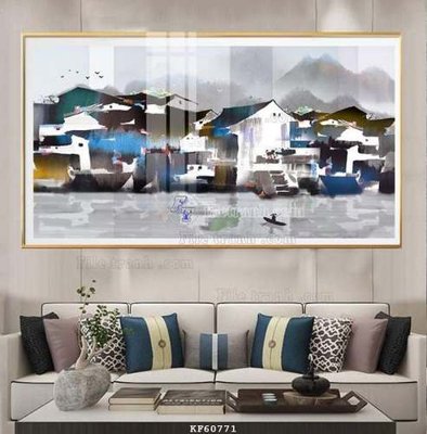 File gốc in mica File tranh hiện đại pha lê gương KF60771 chất lượng