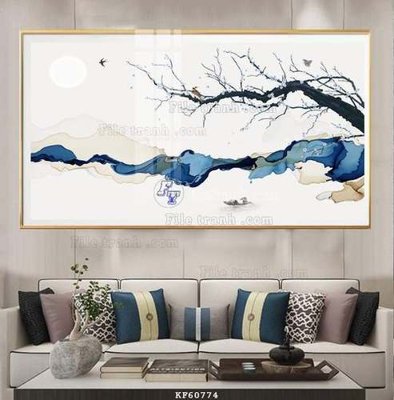 File PSD File tranh hiện đại pha lê gương KF60774 (gốc) cho designer