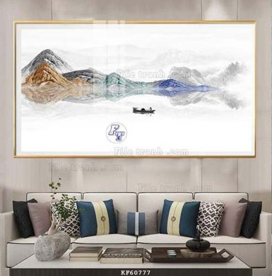 File in ấn File tranh hiện đại pha lê gương KF60777 (bản gốc) chất lượng cao