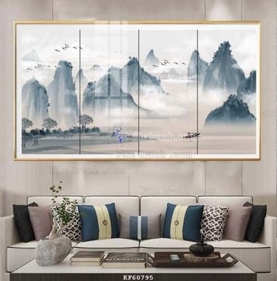 File gốc File tranh hiện đại pha lê gương KF60795 (phong cách) tối giản