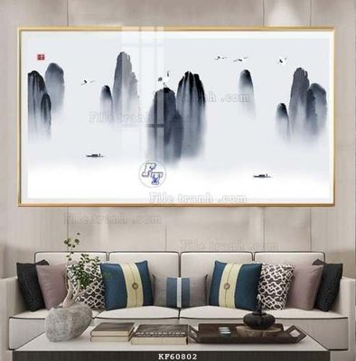 File gốc File tranh hiện đại pha lê gương KF60802 (phong cách) châu Âu