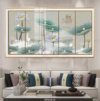 File tranh quảng cáo File tranh hiện đại pha lê gương KF60819 (download file gốc)