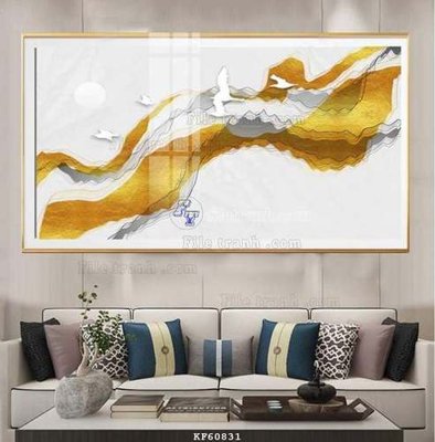 File gốc File tranh hiện đại pha lê gương KF60831 (ảnh chi tiết) để in ấn