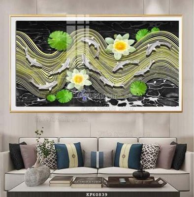 File tranh ảnh gốc File tranh hiện đại pha lê gương KF60839 dùng cho in khổ lớn