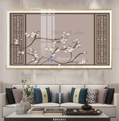 File PSD File tranh hiện đại pha lê gương KF60853 (bản gốc) độ phân giải cao