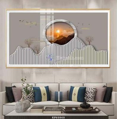 Download file File tranh hiện đại pha lê gương KF60860 (gốc) in mica đèn LED