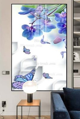 Hình ảnh file gốc File tranh hiện đại pha lê gương KF60918 (chất lượng cao)