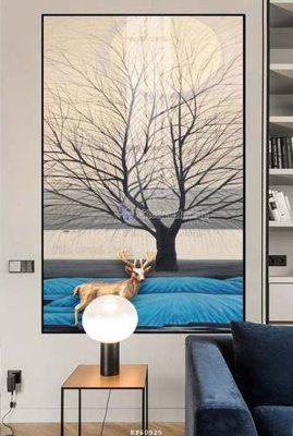 File gốc File tranh hiện đại pha lê gương KF60925 (in mica) làm bảng hiệu