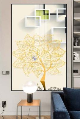 File tranh File tranh hiện đại pha lê gương KF60936 (bản gốc) treo quán cafe