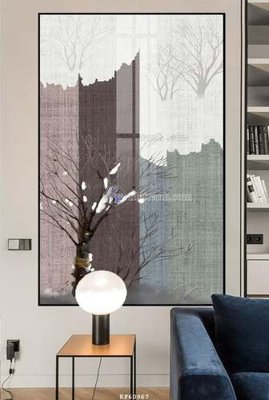 Tải file File tranh hiện đại pha lê gương KF60967 (gốc) làm tranh trang trí