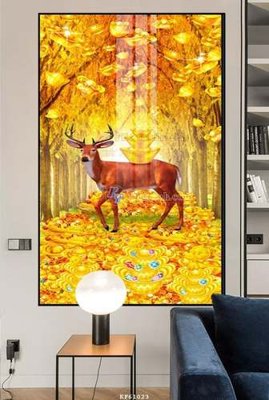 File tranh File tranh hiện đại pha lê gương KF61023 (gốc) chủ đề thành phố