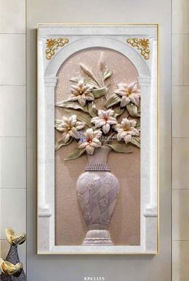 Ảnh gốc File tranh hiện đại pha lê gương KF61155 (siêu chi tiết) để in ấn