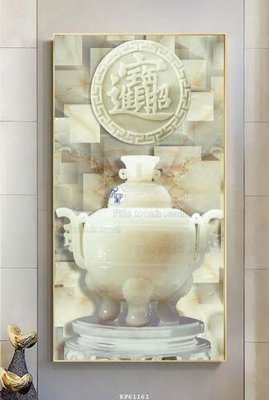 File gốc in ấn File tranh hiện đại pha lê gương KF61161 độ phân giải cao