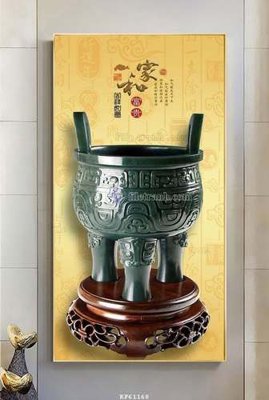 File in ấn File tranh hiện đại pha lê gương KF61168 chuyên nghiệp