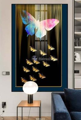 File PSD File tranh hiện đại pha lê gương KF61203 (bản gốc) độ phân giải cao