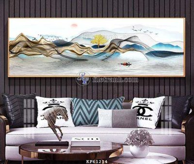 File PSD File tranh hiện đại pha lê gương KF61214 (gốc) cho designer