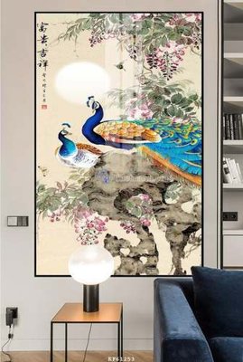 File tranh gốc PSD File tranh hiện đại pha lê gương KF61253 còn nguyên layer