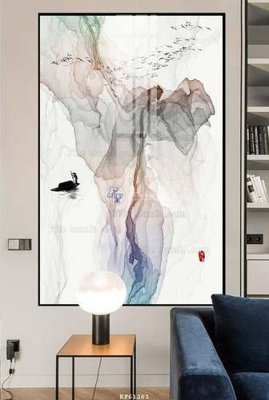File gốc in ấn File tranh hiện đại pha lê gương KF61261 chuẩn màu CMYK