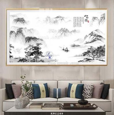 File gốc File tranh hiện đại pha lê gương KF61289 (in tráng gương) sang trọng