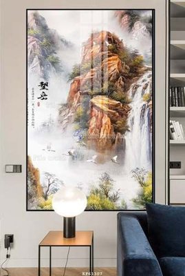 File tranh quảng cáo File tranh hiện đại pha lê gương KF61307 (file gốc) chuyên nghiệp