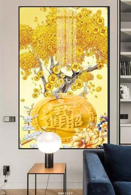 File gốc File tranh hiện đại pha lê gương KF61327 (chuẩn CMYK) cho nhà in