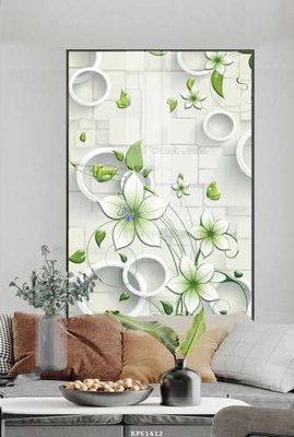 File PSD in ấn File tranh hiện đại pha lê gương KF61412 (chất lượng cao)