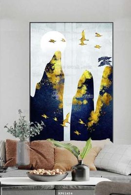 Tải file File tranh hiện đại pha lê gương KF61454 (gốc) làm file quảng cáo