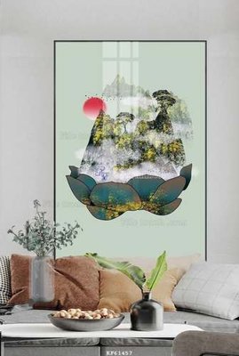 File gốc File tranh hiện đại pha lê gương KF61457 (chuẩn CMYK) cho nhà in