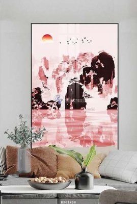 File tranh trang trí File tranh hiện đại pha lê gương KF61458 (tải file gốc)