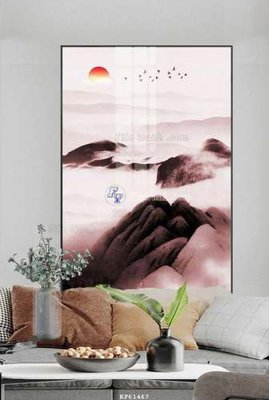 File PSD File tranh hiện đại pha lê gương KF61467 (bản gốc) độ phân giải cao