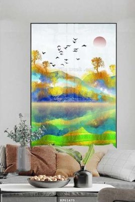 Tải file gốc File tranh hiện đại pha lê gương KF61475 (để in lụa)