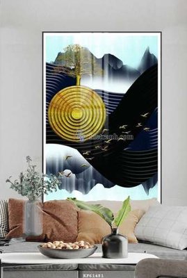 Download file File tranh hiện đại pha lê gương KF61481 (chất lượng in ấn)